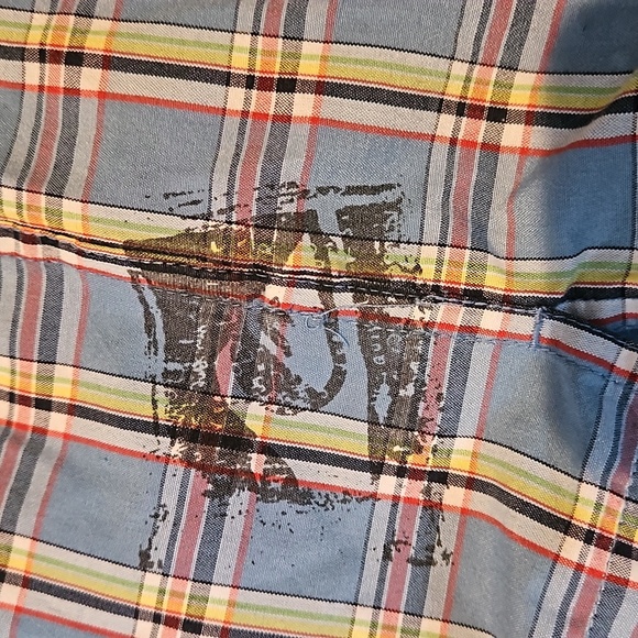 Quicksilver Boys Medium 12-14 Button Up - Picture 4 of 6